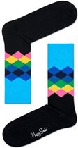 Happy Socks Sokken Faded diamond zw multi 41-4