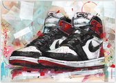 Air Jordan 1 Retro High ‘Black toe’ poster (70x50cm)