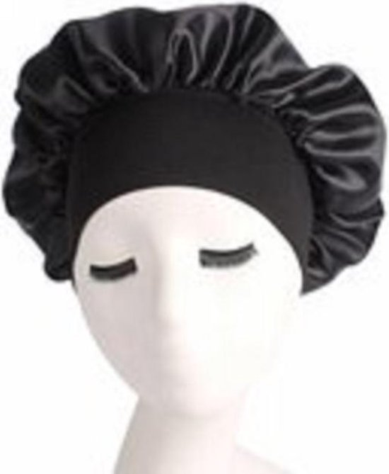 2 Stuks Bonnet Voor Mannen, Bonnets Voor Vrouwen, Satijnen Zijden Haarbonnet Om Te Slapen, Omkeerbare Dubbellaagse Brede Band Slaapmuts Voor Krullend Haar Vlechten