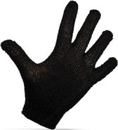 JACKY & ROSHER Scrub Handschoen - Exfoliating Mitt - 1 paar - Zwart