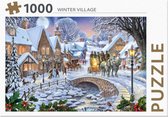 Puzzel 1000  stukjes - REBO - Winter village