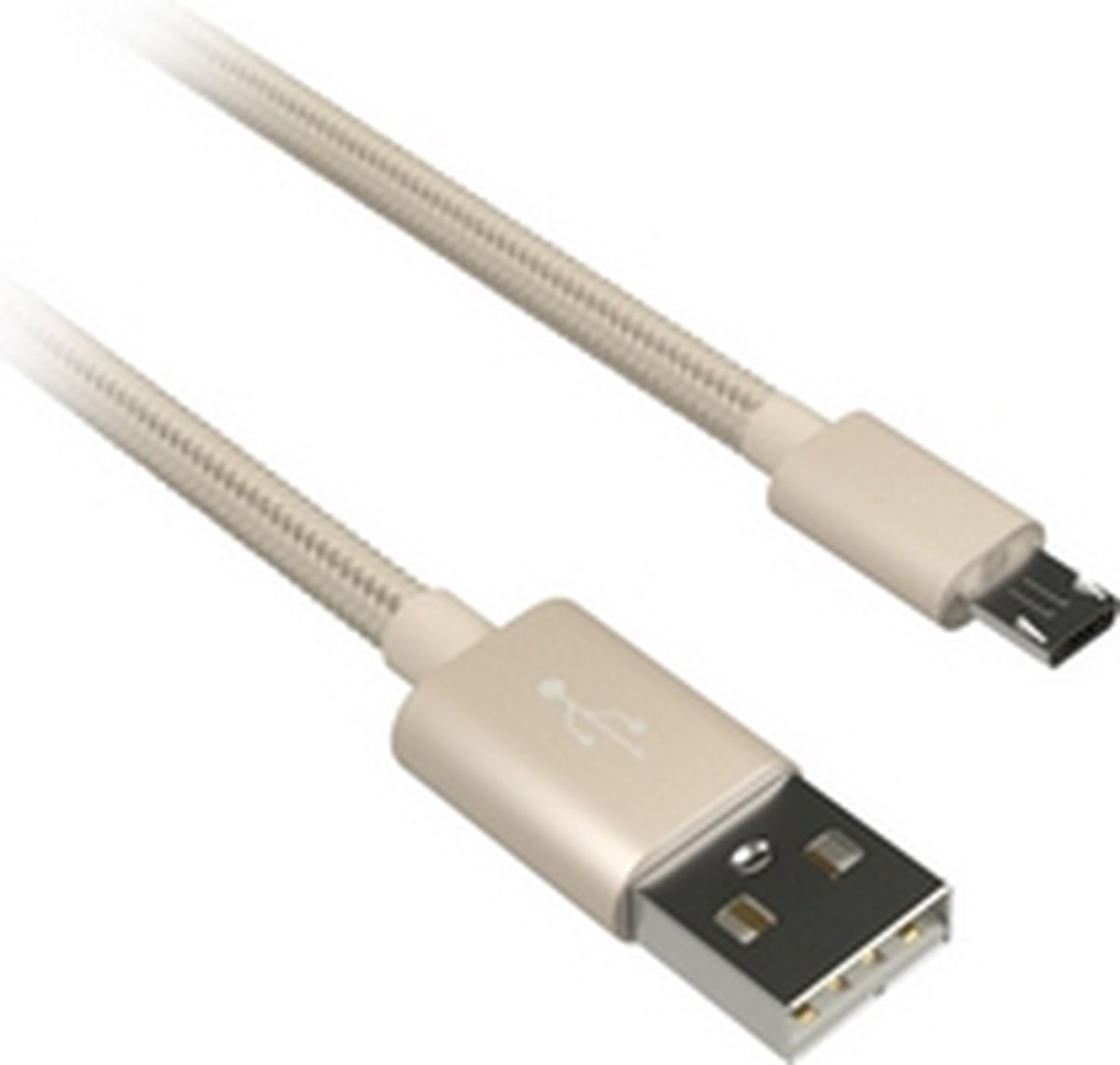 Kit 8600USBMETGD USB-kabel USB 2.0 1 m USB A Micro-USB B Goud