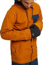 Burton Wintersportjas - Maat S  - Mannen - oranje/donkerblauw