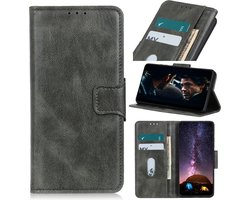 Bestcases Portemonnee Telefoonhoesje Motorola Moto One 5G - Moto G 5G Plus - Donker Groen