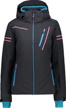 CMP Wintersportjas - Maat 42  - Vrouwen - zwart/blauw/roze