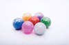 Afbeelding van het spelletje Sensorische Regenboog Glitter Ballen - Set van 7