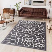 Tapiso Dream Vloerkleed Grijs Wit Vlekken Modern Woonkamer Tapijt Maat- 250x300