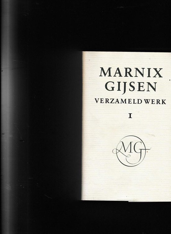 Omslag van Verzameld Werk deel 1, Marnix Gijsen