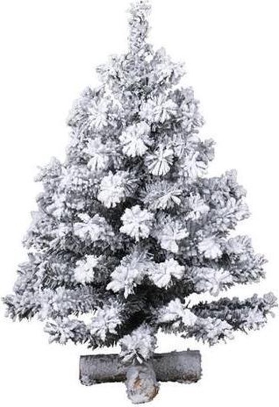 Mini kerstboom imperial Pine - 45 cm - groen/wit | bol.com