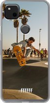 Google Pixel 4a Hoesje Transparant TPU Case - Let's Skate #ffffff