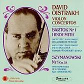 David Oistrakh - Violin Concertos - Bartok, Hindemith, et al
