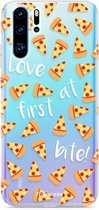 Huawei P30 Pro hoesje TPU Soft Case - Back Cover - Pizza