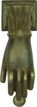 Deurklopper hand ornament massief messing brons Bürgel - 145 mm