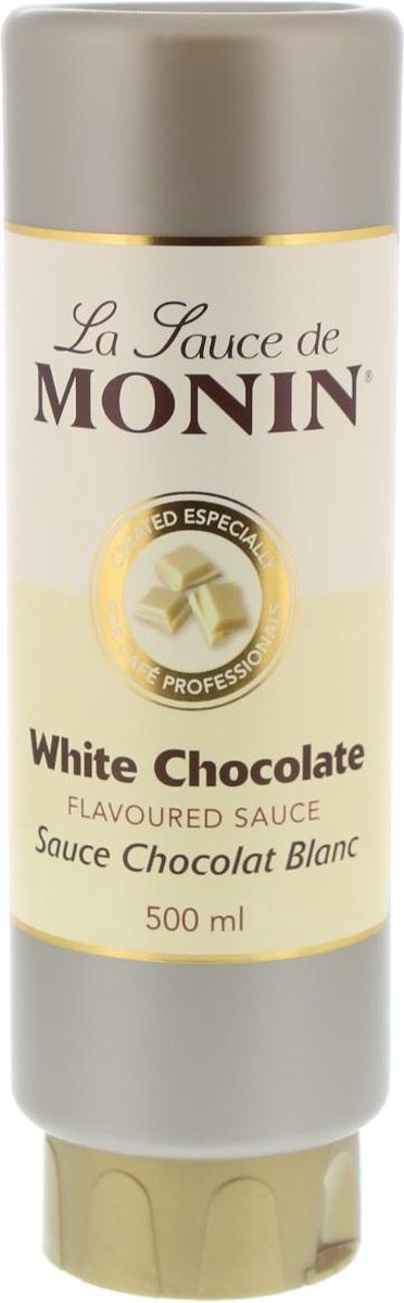 Goedkoopste Monin Dessert Topping Witte chocolade - 50 cl