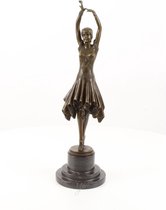 Beeld brons - Miss Kita Danseres - Sculptuur - 44,8 cm hoog