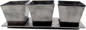 By Kohler Plantenpot op schaal 4 delig Set (110174)
