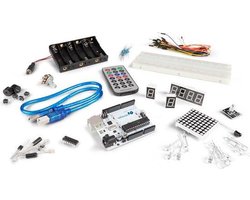 Whadda Complete Arduino® starterskit voor beginners, leer de basis van elektronica met breadboard, leds, weerstanden, zoemers, infraroodsensoren en meer, ideaal voor DIY projecten en educatieve doeleinden Whadda Complete Arduino® starterskit voor beginners, leer de basis van elektronica met breadboard, leds, weerstanden, zoemers, infraroodsensoren en meer, ideaal voor DIY projecten en educatieve doeleinden