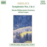 Sibelius: Symphonies Nos. 3 & 4