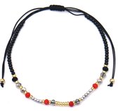 Dielay - Koord met Kralen - Dames Armband - 20 cm