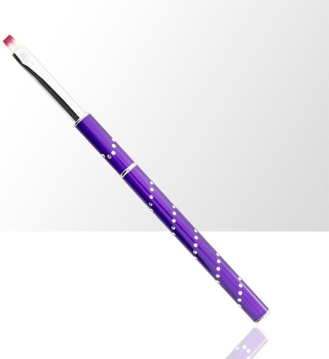 Goedkoopste Gel-Penseel Paars 6- Nail Brush - Gel penseel -Nagel Penselen - Nagel Gel - Nagel Kwasten