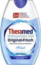 THERAMED Original Tandpasta - Tegen Gaatjes Tandplak & Tandsteen - Gel 2in1 -75ml x 2