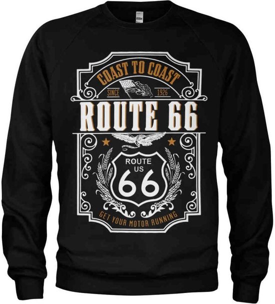 Pull/pull Route 66 -M- Coast To Coast Zwart