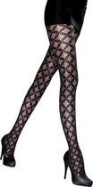 Aristoc zwarte retro diamond tight - M/L