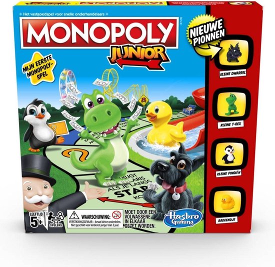 Boek: Monopoly Junior - Bordspel, geschreven door Hasbro