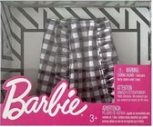Barbie Kleding - Outfit - Rok Grijs Ruit