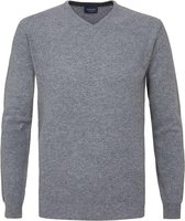 Profuomo - Pullover Wol Grijs - XXL - Regular-fit