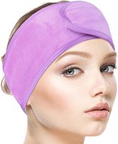 Premium verstelbaar Badstof hoofdband – Haarband – Badstoffen – Bandeau – Make-up – Wasbare spa hoofdband – Schoonheidsspecialist – Professioneel – Persoonlijk gebruik Klittenband – Duo-Pack 