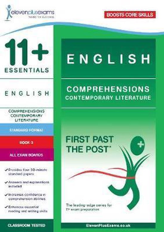 11+ Essentials English: Comprehensions Contemporary Literatu ... - cover
