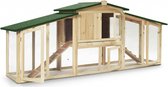 MaxxPet Konijnenhok/Kippenhok - Bruin - 204 x 45 x 84cm