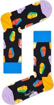 Happy Socks Halloween | Zwart met Multicolor | Maat 36-40