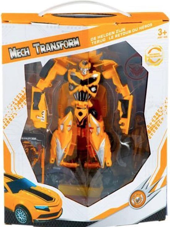 Mech - Bumblebee Transformer Autobot Transform actiefiguur . | bol.com