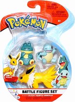 Pokemon Battle Figure Pack - Jolteon, Squirtle, Munchlax