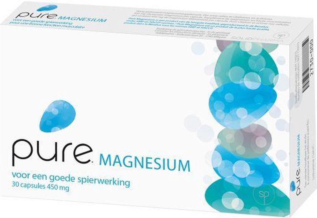 Pure Magnesium 450 Mg 30 Capsules