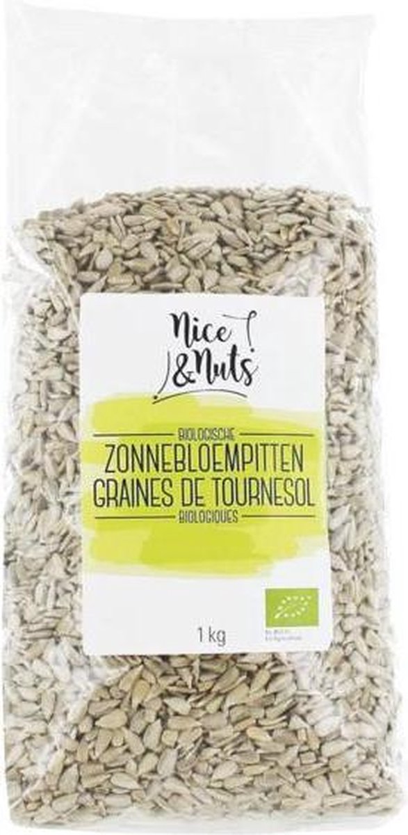 Nice & Nuts Zonnebloempitten bio 1 Kilogram