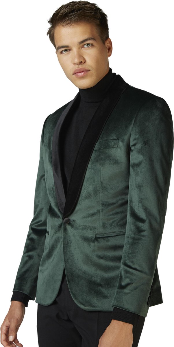 OppoSuits Deluxe Dinner Jacket - Rich Green - Heren Blazer - Maat: EU 48 -  Kerst | bol
