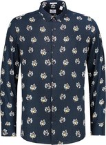 Overhemd Print Parrot Navy (303218 - 649)