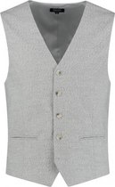GENTS | Gilet Heren | Katoen |  slubgaren beige 0035 Maat 3XL