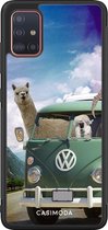 Samsung A51 hoesje - Lama adventure | Samsung Galaxy A51 case | Hardcase backcover zwart