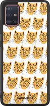 Samsung A51 hoesje - Got my leopard | Samsung Galaxy A51 case | Hardcase backcover zwart