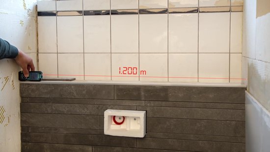 VONROC Laser afstandsmeter – 60 meter bereik – Aanpasbare meetreferentie