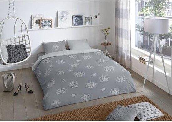 Housse de couette 220x240 Flanelle de Coton Neige - La Maison