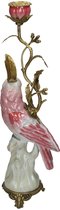 Kandelaar Bird Roze 15.5 X 10 X 42