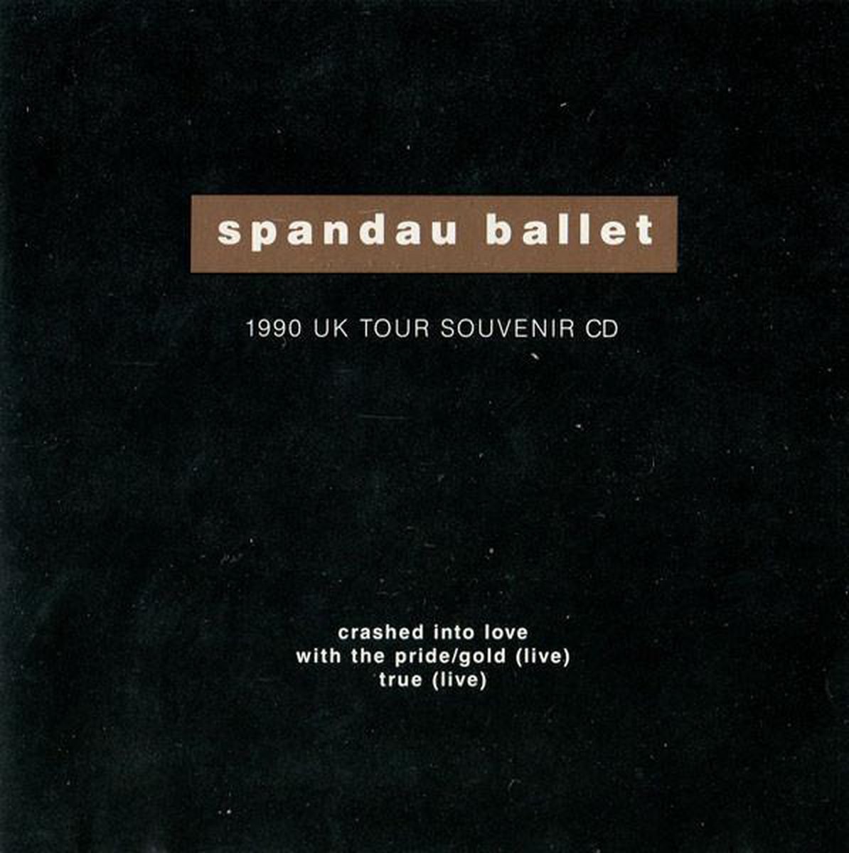 1990 UK Tour souvenir CD