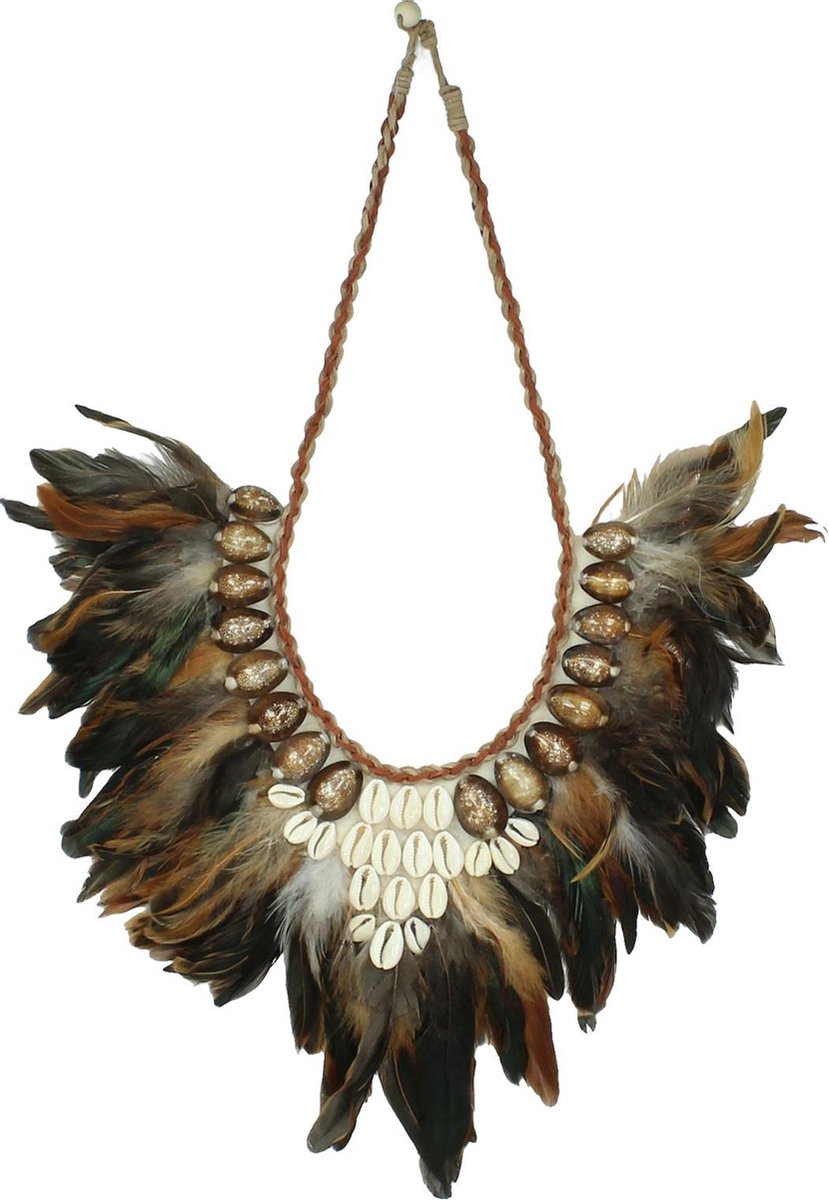 Wants&Needs Ornament Feather Naturel 35 X 2 X 50