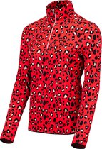 Falcon Wintersportpully - Maat XXL  - Vrouwen - rood/zwart/wit