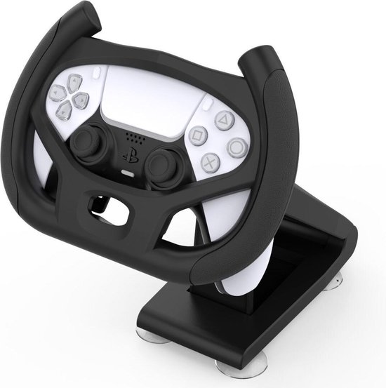Gaming Racing Stuurwiel geschikt voor de PS5 Controller Houder Race Station - Playstation 5 - Geeek